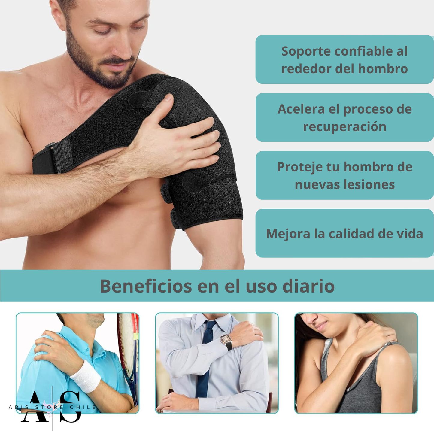 HOMBRERA DE SOPORTE ORTOPÉDICA
