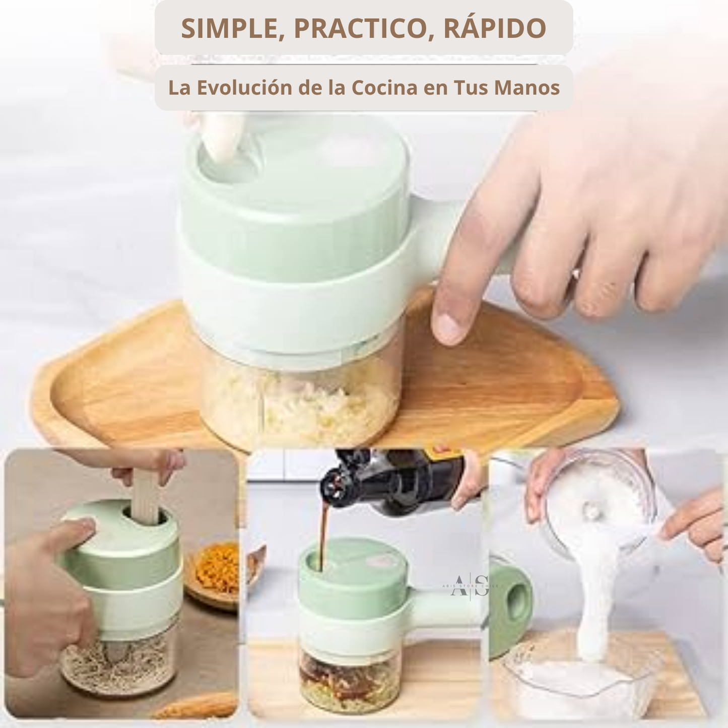 ⭐Picadora Multifunción Eléctrica Portátil