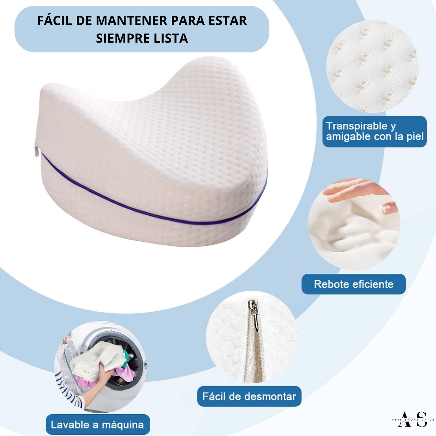 Almohada Ortopédica para Piernas