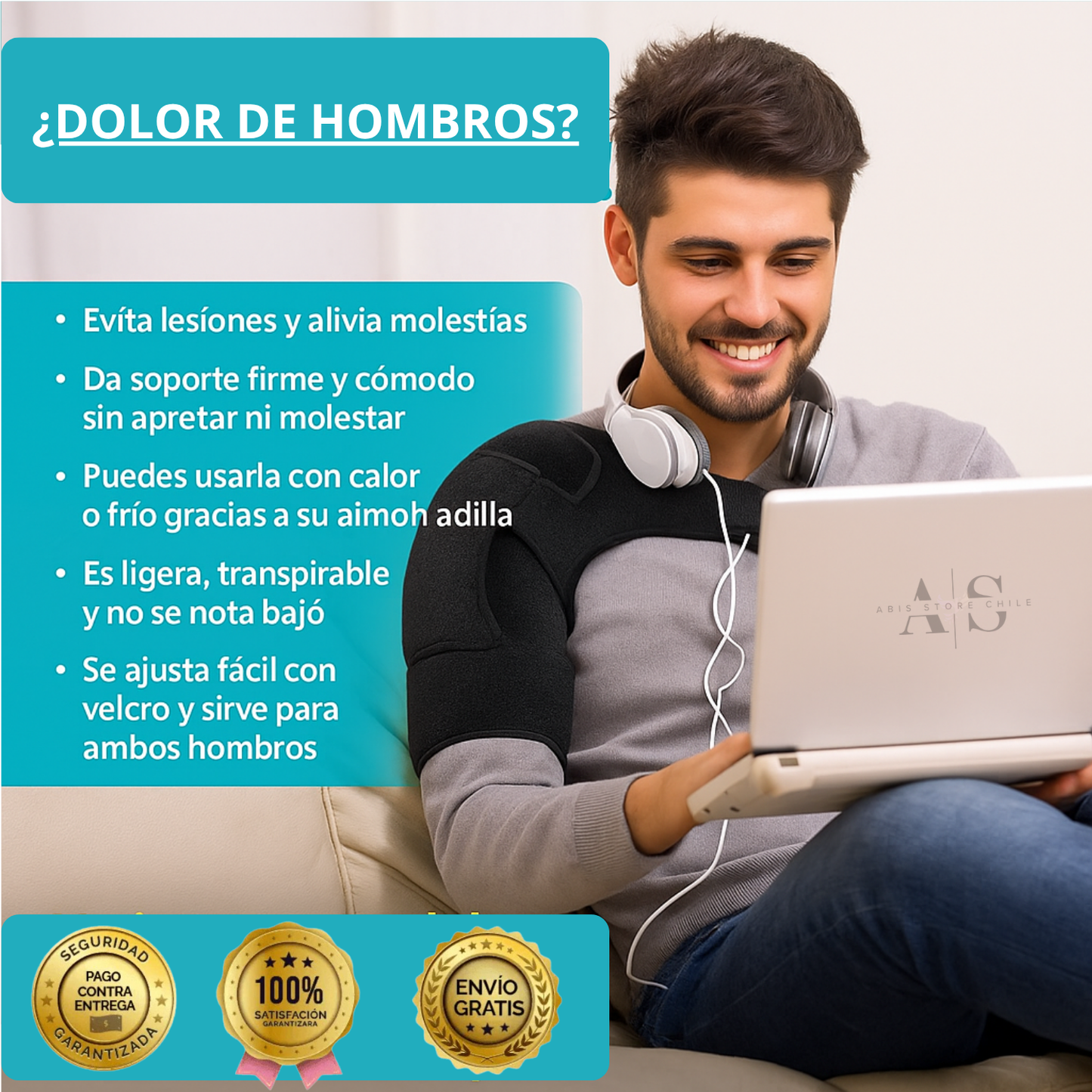 HOMBRERA DE SOPORTE ORTOPÉDICA