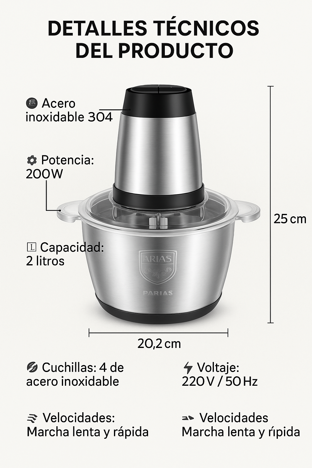 ChefSteel™ PowerChop 2.0 Professional
