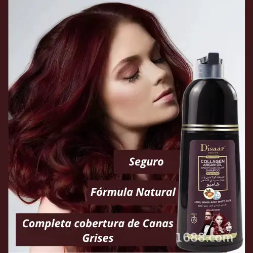 SHAMPOO COLORANTE TINTE CUBRE CANAS