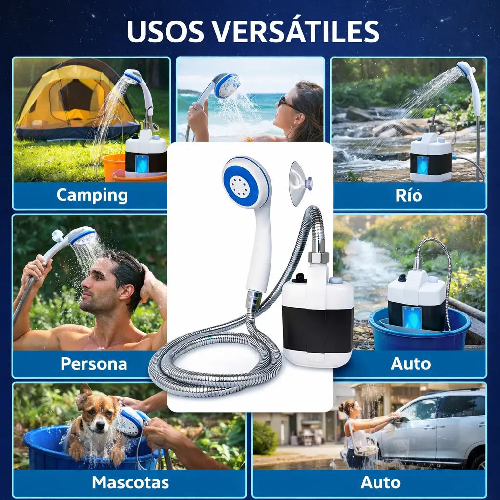Ducha Portatil Para Camping Ducha Recarg