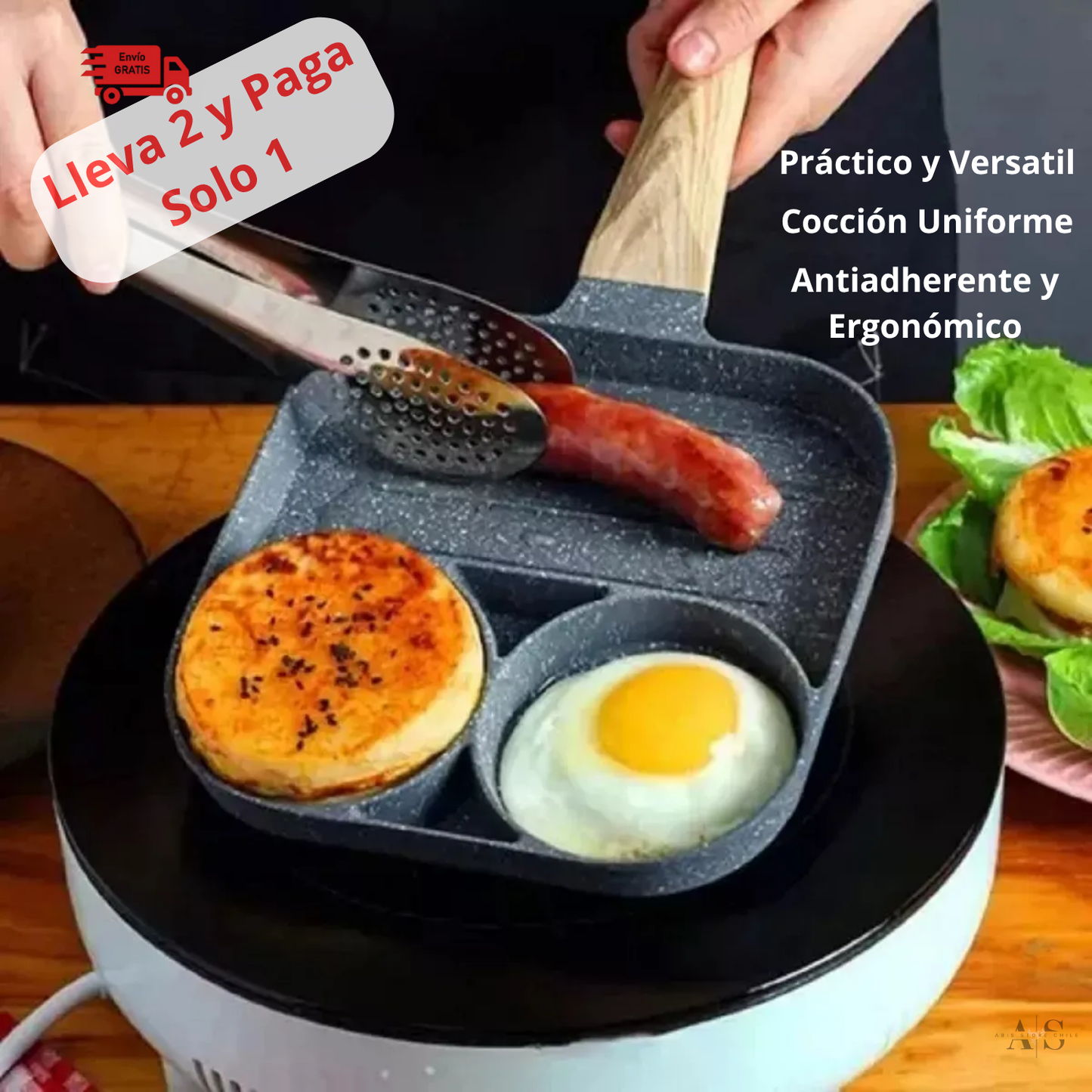Lleva 2 Paga 1 - Sartenes de 3 espacios