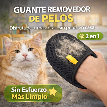 Guante Removedor de Pelo 2 en 1 - Negro